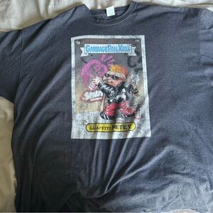 Vintage garbage pail kids graphic T-shirt gray 4xlt